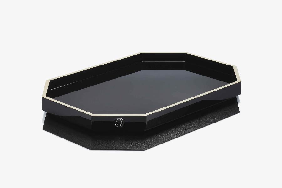 Octogone Tray M, Black – Wynn at Home
