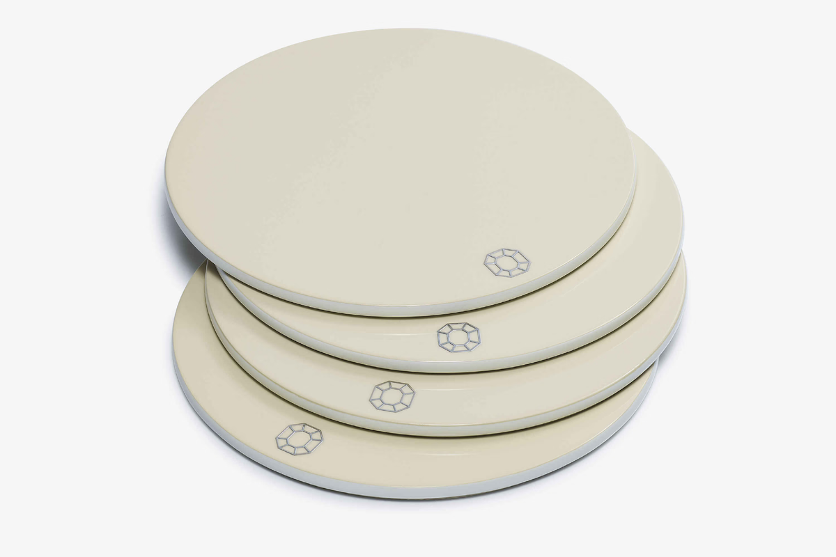 Baccarat Octogone Coasters x4 - Ivory – Wynn at Home