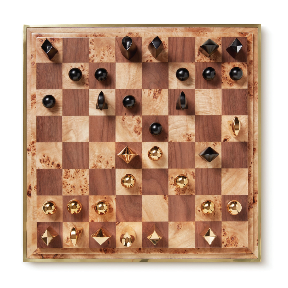 Shagreen Chess Set - Chocolate – Wynn at Home