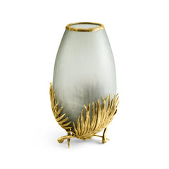 Palm Medium Glass Vase