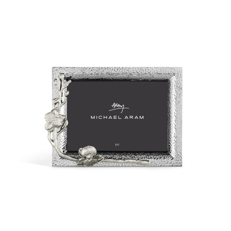 White Orchid Photo Frame