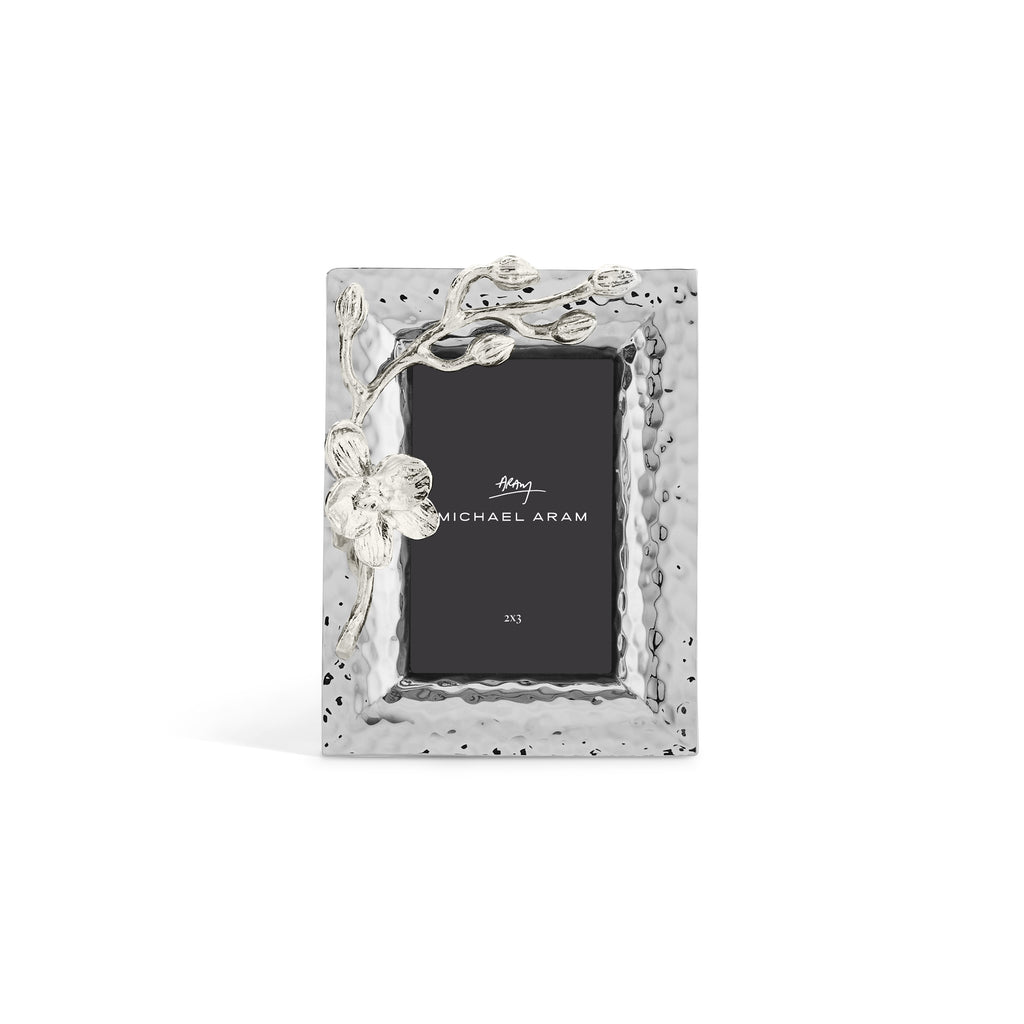 White Orchid Photo Frame
