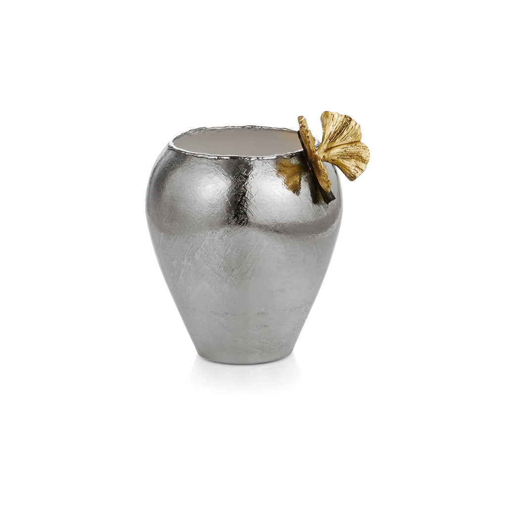 Butterfly Ginkgo Bud Vase