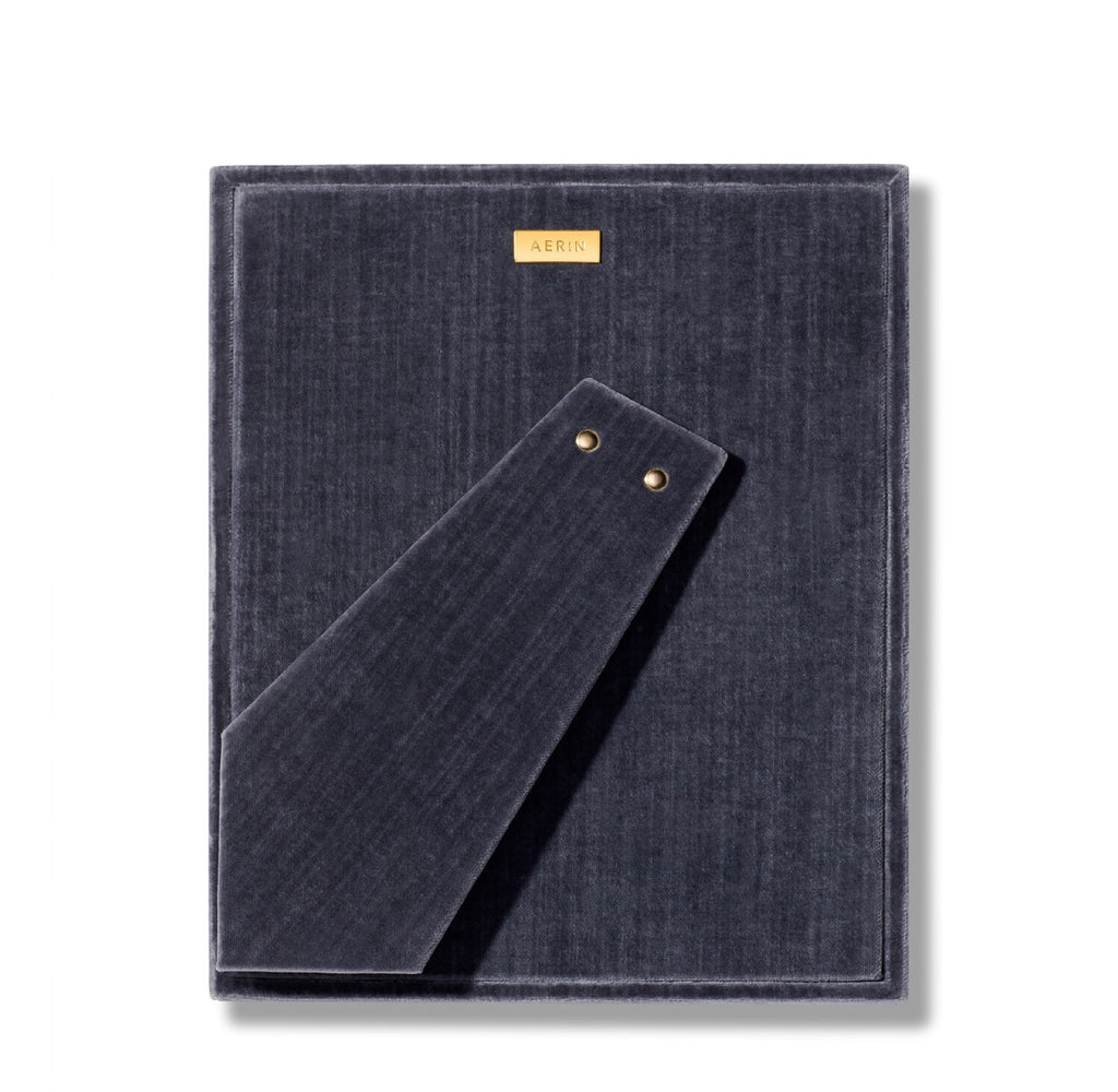 Valentina Velvet Frame - Dusk Blue