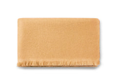Noe Cashmere Throw Blanket - Golden Straw