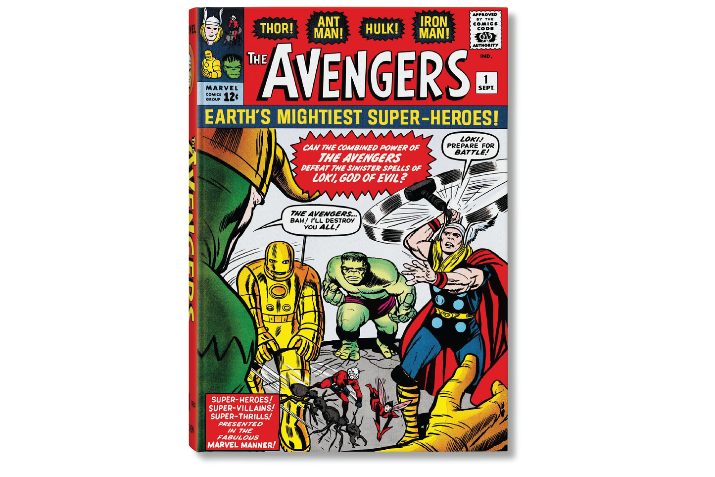 Taschen Marvel Comics Library Avengers Vol. 1 1963–1965 Collector’s Edition Print Book Orange main image 0