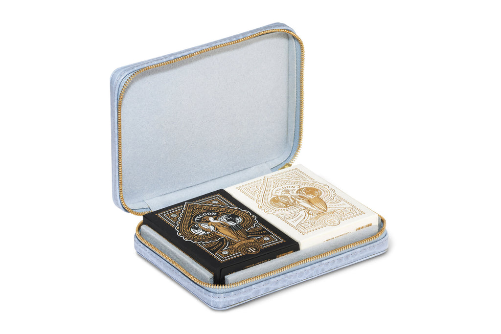 Enzo Travel Card Set, Hydrangea Blue