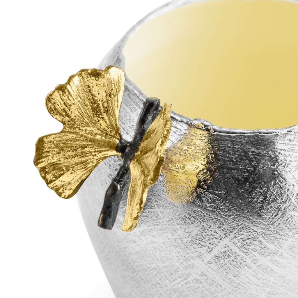 Butterfly Ginkgo Bud Vase