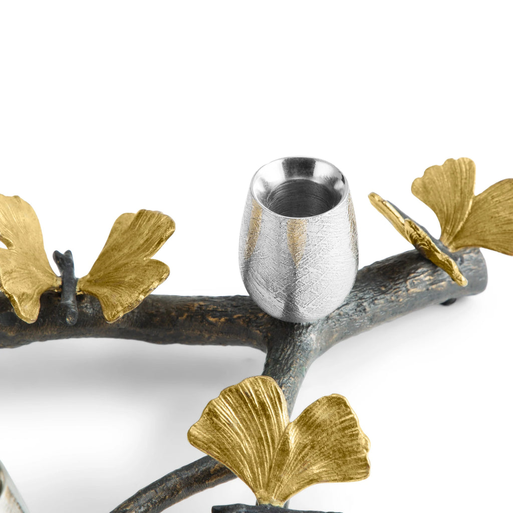 Butterfly Ginkgo Centerpiece - Candleholder