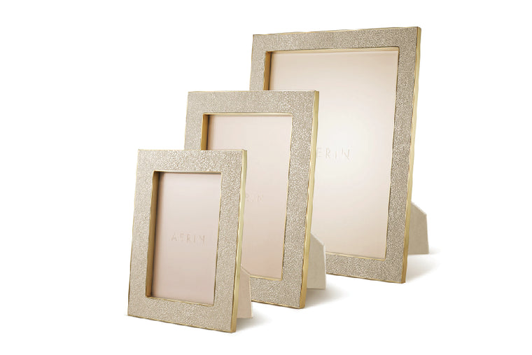 Classic Shagreen Frame, Wheat